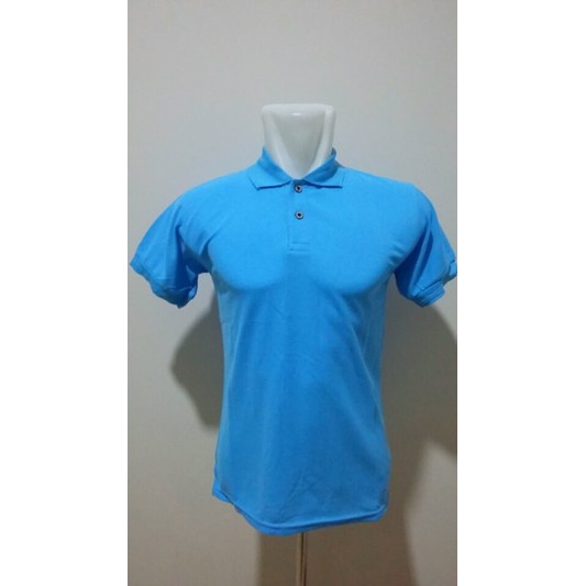 POLO POLOS / KAOS KERAH / POLOS BIRU MUDA / POLO SHIRT / POLO KERAH / WARNA / SHIRT PRIA