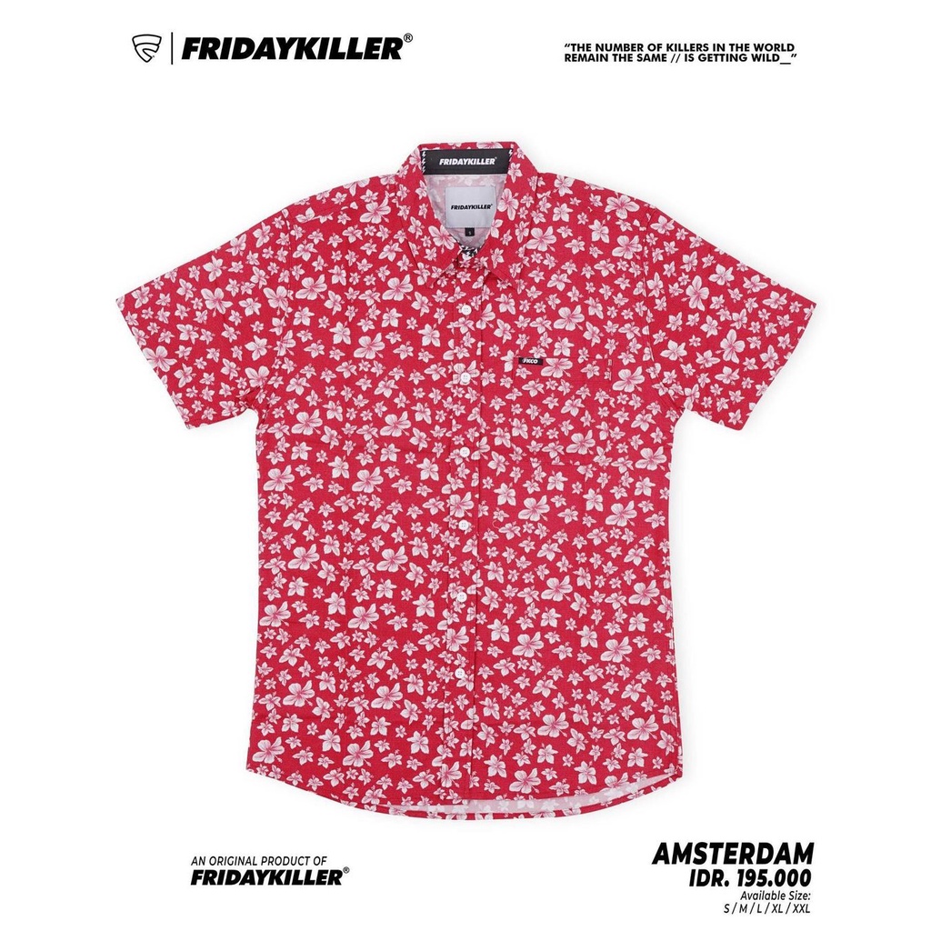 KEMEJA PRIA FRIDAY KILLER ORIGINAL | AMSTERDAM