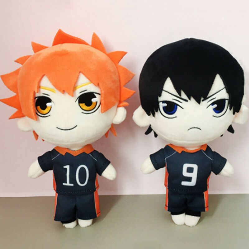 20cm Haikyuu!!! Boneka Shoyo Kageyama Nishinoya Tsukishima Tooru Bahan Plush Untuk Hadiah