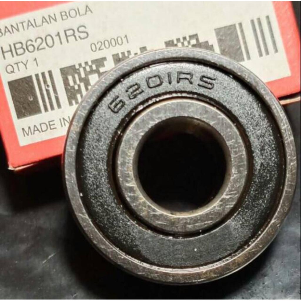 BEARING 6201 RS BANTALAN BOLA RODA DEPAN VARIO, BEAT, SCOOPY, BEARING HB6201RS