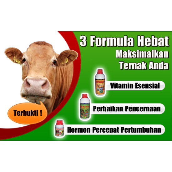 Vitamin Penggemuk Ternak Sapi Dan Kambing Shopee Indonesia