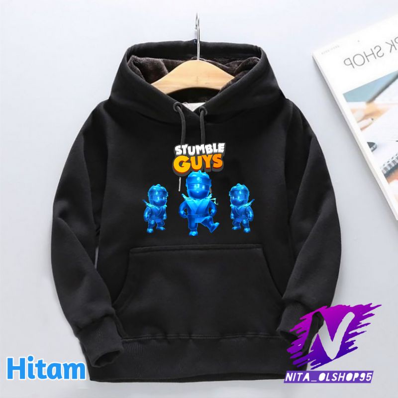 hoodie stumble guys game tiga nija epic hodie anak stumble