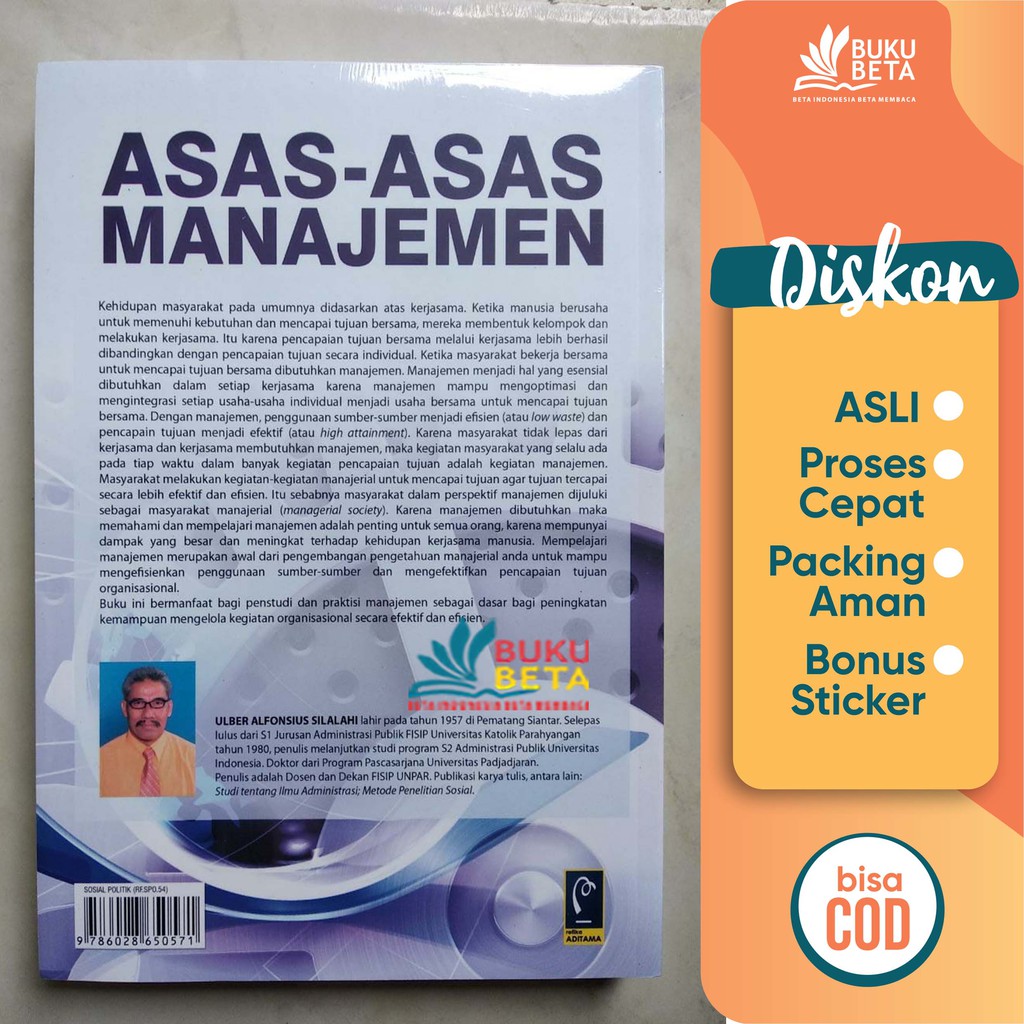 Asas-Asas Manajemen - Ulber Silalahi