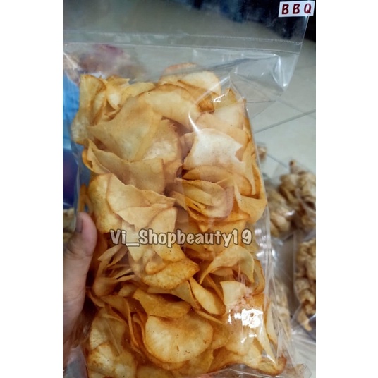 

Kerupuk ubi rasa bbq | keripik ubi | kerupuk ubi | kerupuk singkong | keripik singkong | snack | cemilan | makanan ringan