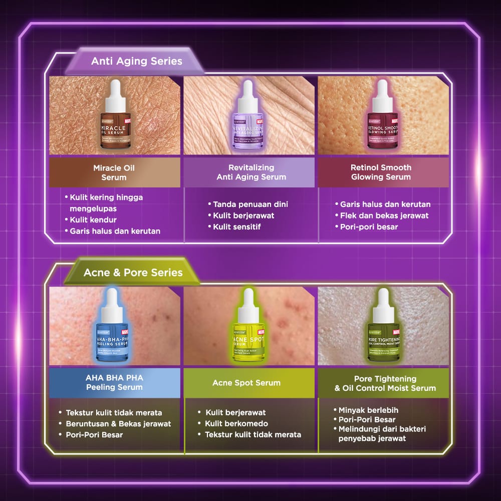 AZARINE SUPERHERO MARVEL EDITION SERUM - ALL VARIANT
