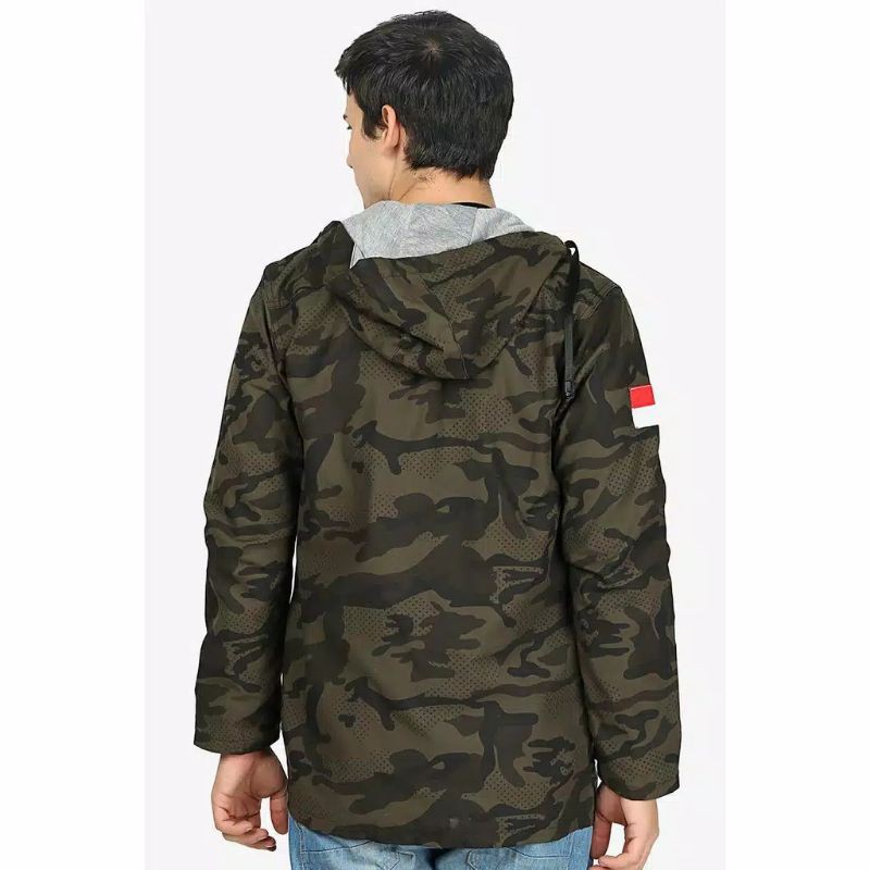 Jaket Camo Loreng Pria Army Tentara Abri TNI Premium Garansi Original