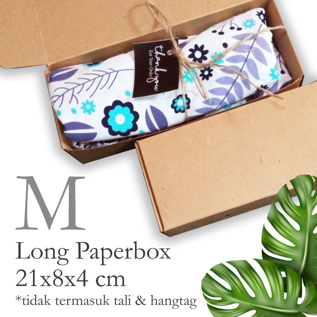 LONG PAPERBOX_M / BOX PACKAGING HIJAB / PAPER PACKAGING / BOX PACKING