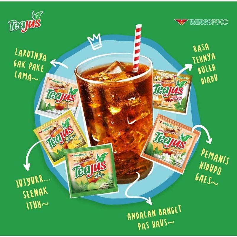 

Teajus Rencengan (10 Sachet) 5 Varian Rasa