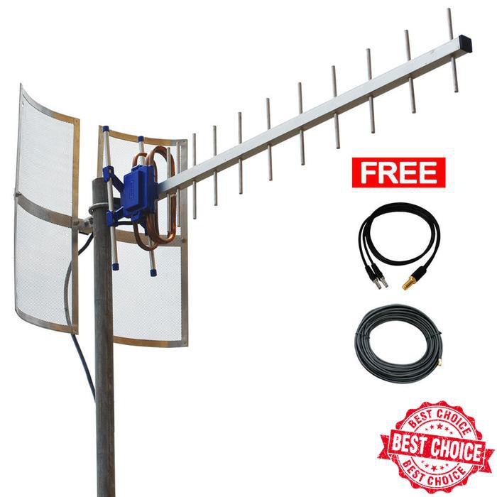 PROMO HARGA TERMURAH Antena Yagi TXR 185 Modem Huawei E5577 + Pigtail Dual