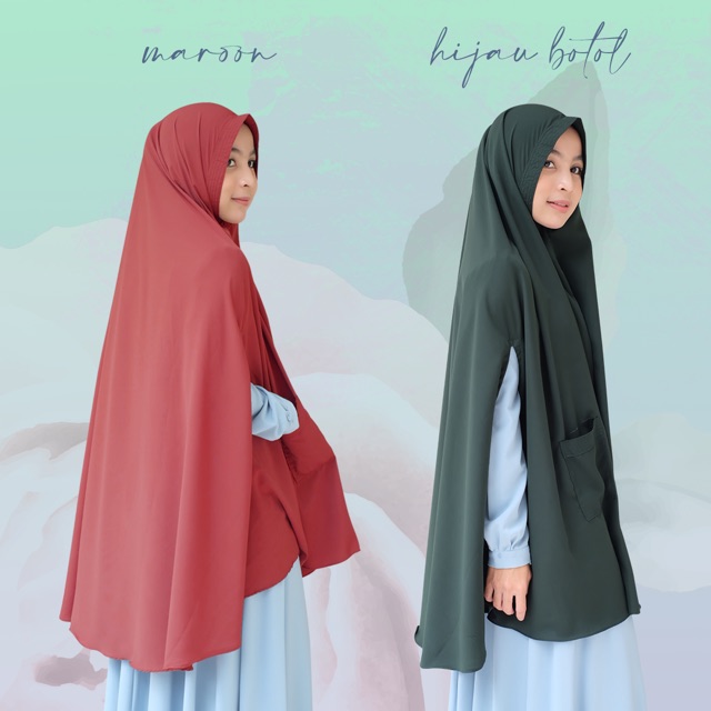 Khimar kanaya / khimar wolvis / khimar saku