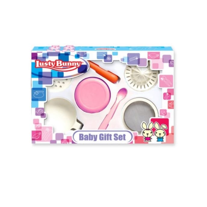 Lusty Bunny LB-1841 Baby Set Food Maker Perlengkapan Makan Bayi