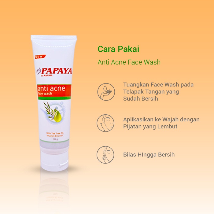 Mamaya Papaya Face Wash - 100ml