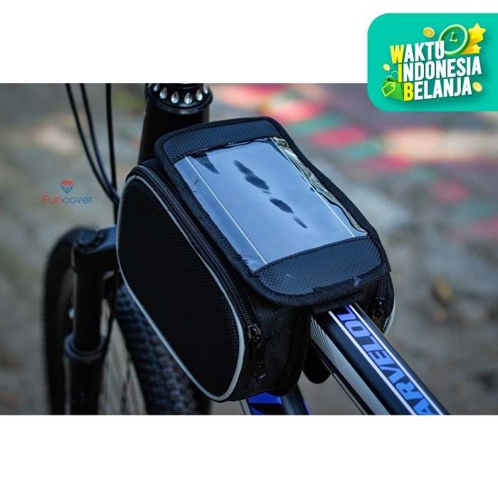 Tas Sepeda Touchscreen Waterproof Tas Stang Sepeda lipat mtb universal