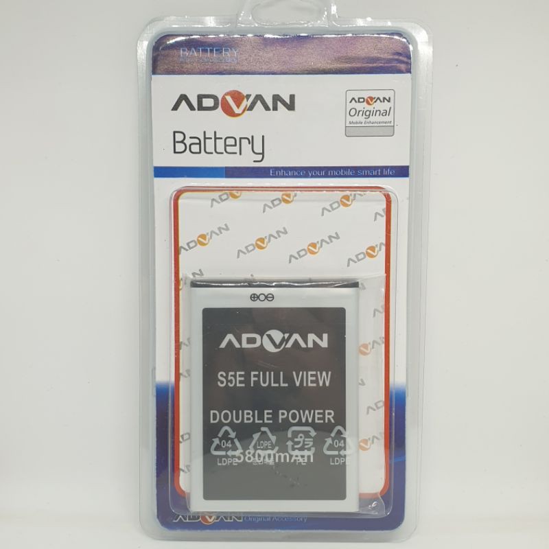 Baterai Advan S5E FULLVIEW / S5E FULL VIEW Battery Batteray Batrai Batre Batere Btr Original