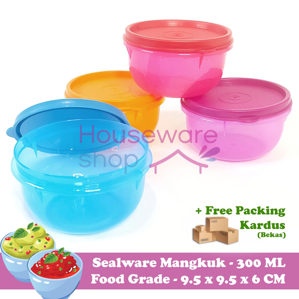 Toples Plastik Miranda 300 ml / Sealware Serbaguna Mini / Tempat MPASI Sambal - Food Grade Souvenir