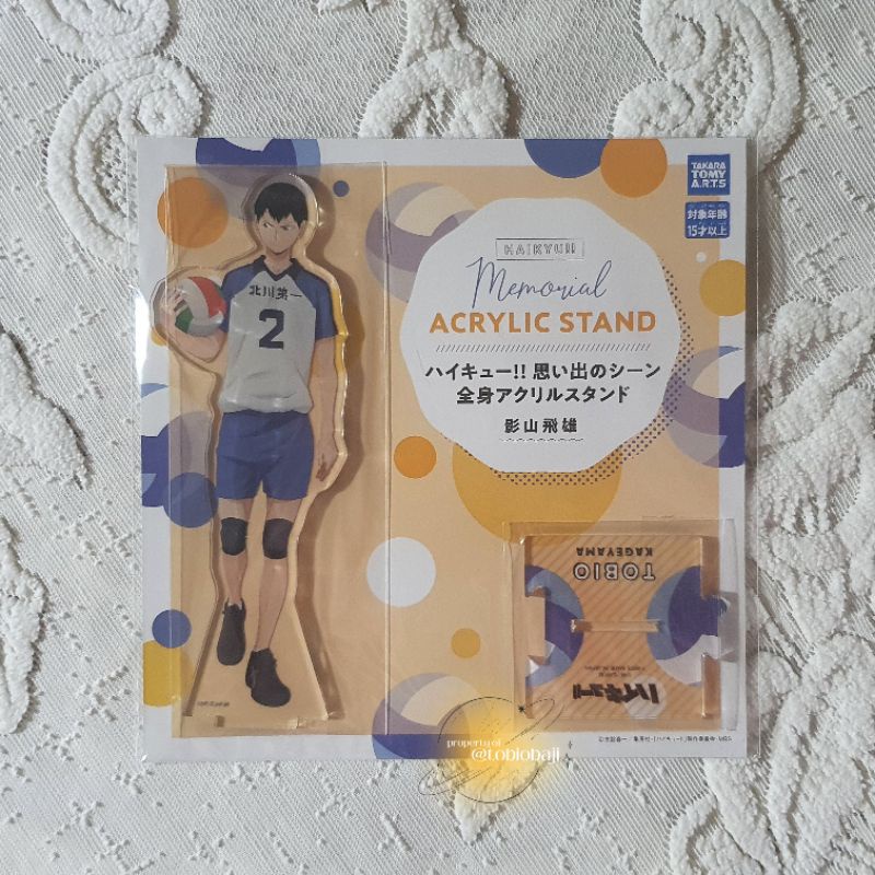acrylic standee kageyama tobio memorial unsealed