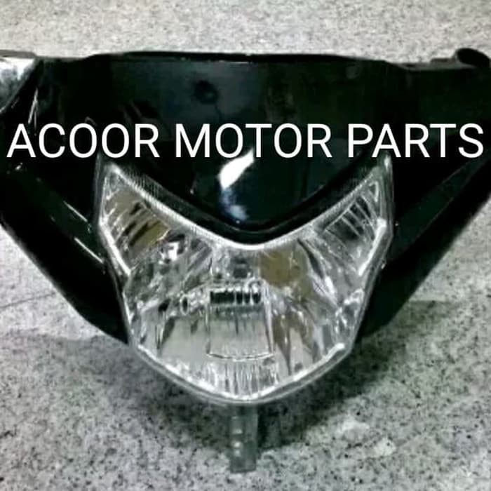 BARU COVER BODY BATOK DEPAN YAMAHA VEGA ZR HITAM + REFLEKTOR DEPAN