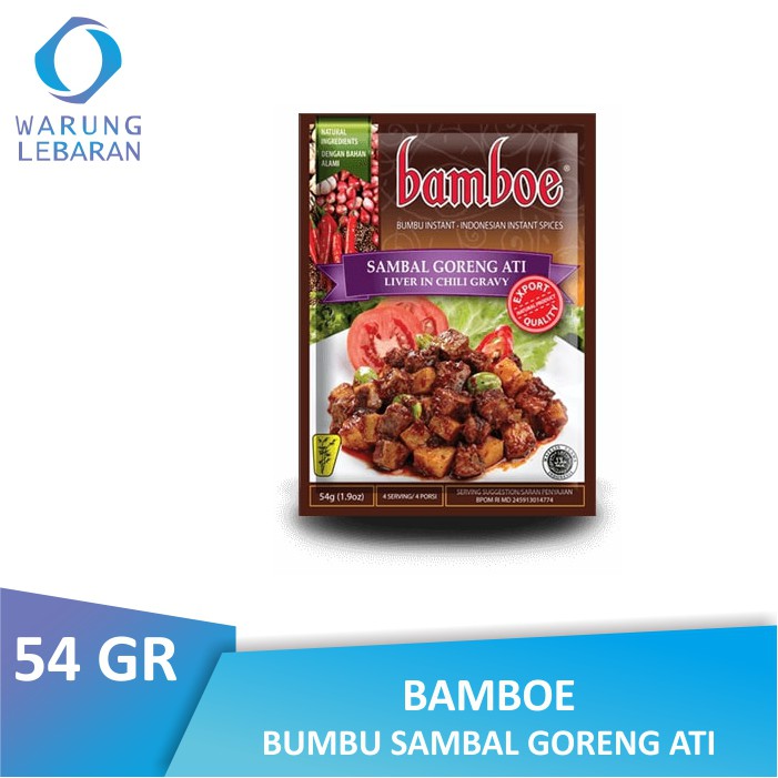 

Bamboe Bumbu Sambal Goreng Ati 54 GR