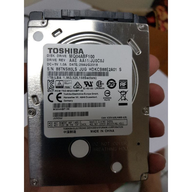 HDD laptop rusak Harddisk rusak 1TB HDD 2.5