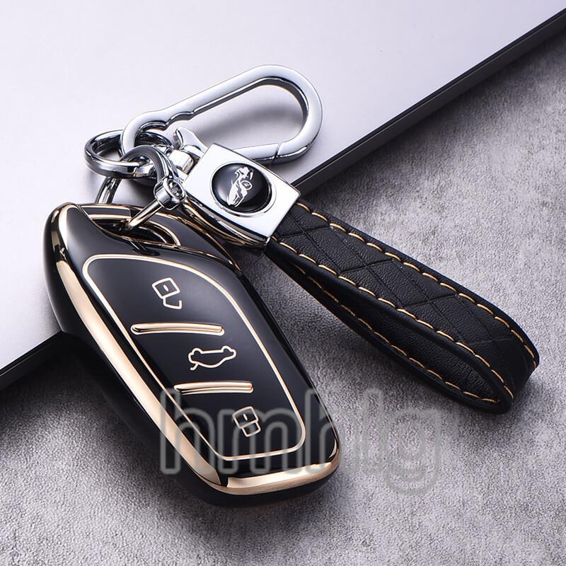 Case Cover Pelindung Kunci Mobil Keyless Bahan TPU Untuk MG6 Mg ZS Hsezs MG5 GT HS GS Keychain
