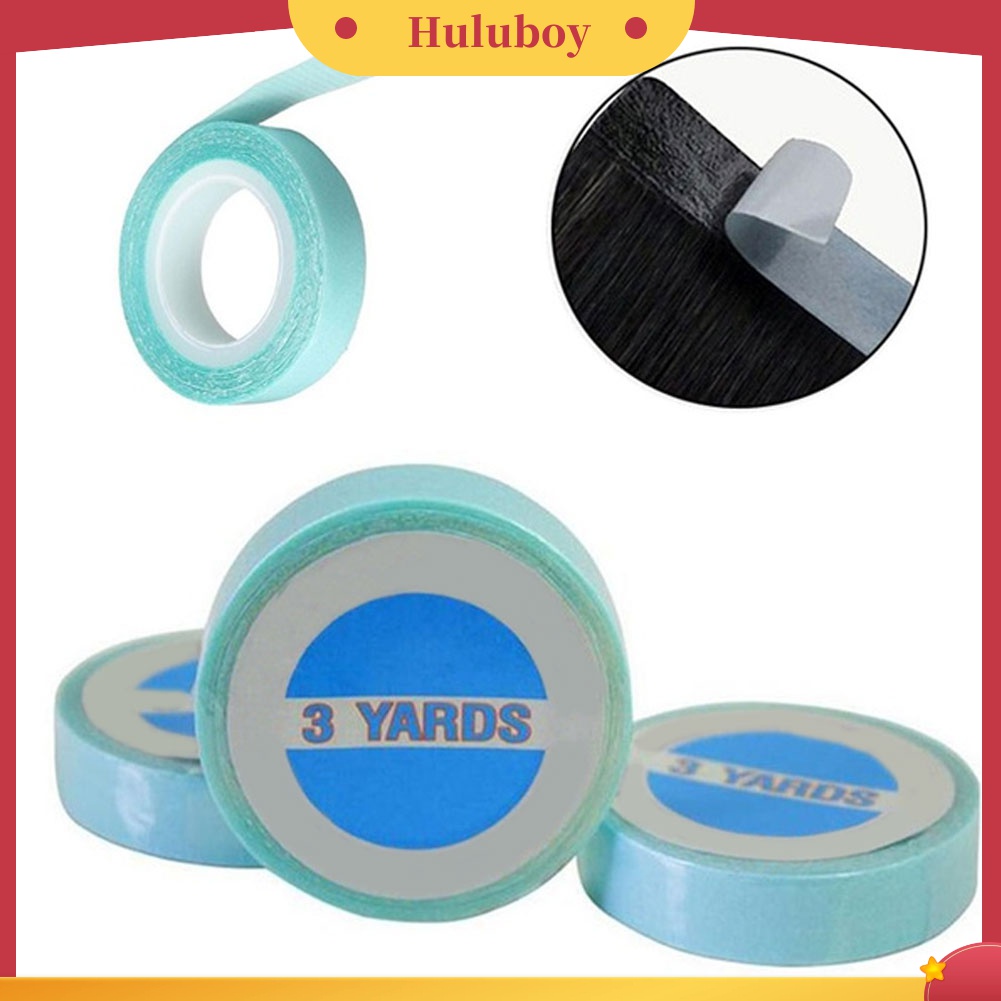 Huluboy Huluboy♡ 3m / Roll Tape Perekat Dua Sisi Tanpa Jejak Untuk Wig Rambut Extension