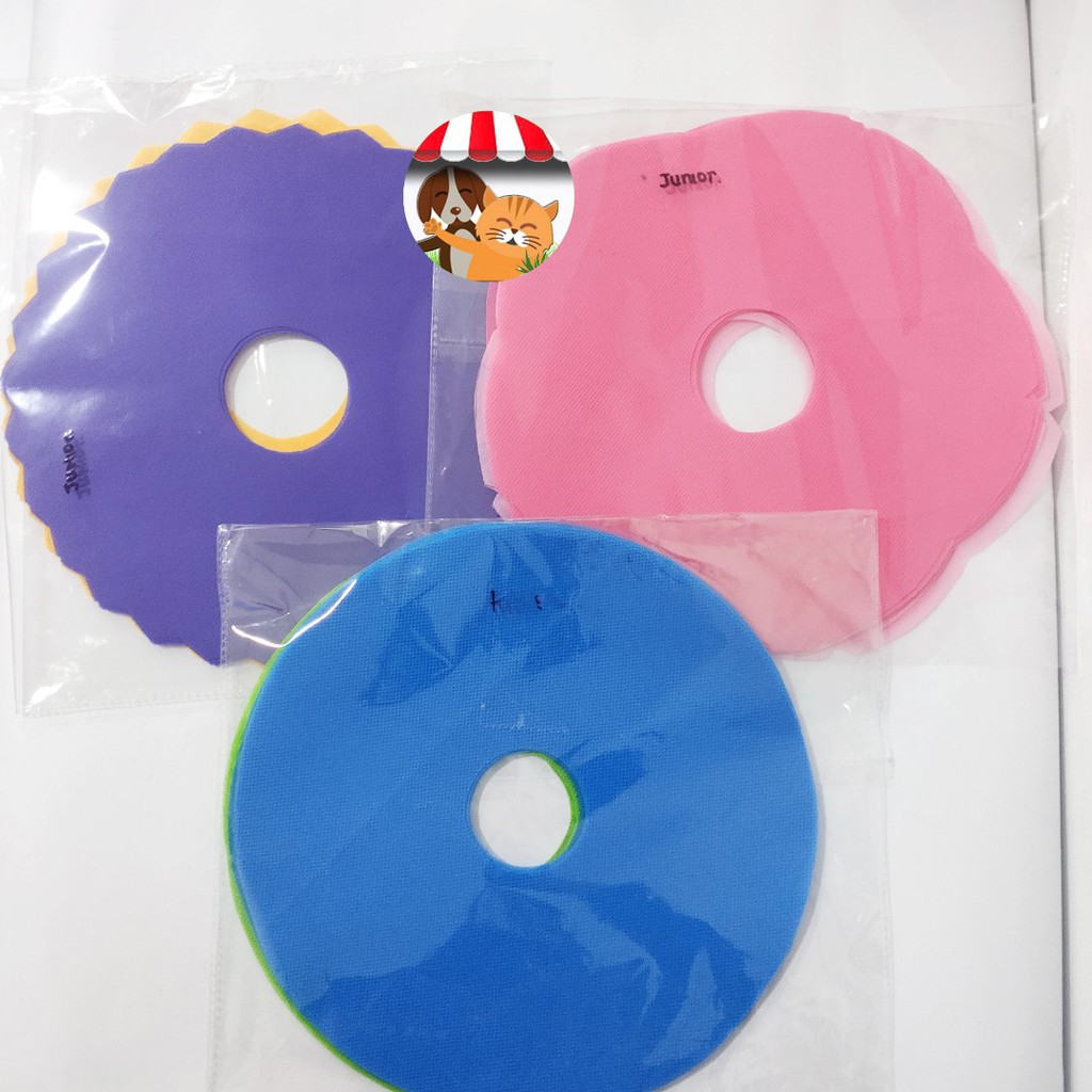 Collar Kucing Bahan Kain Polos 1 Pcs Warna Random - Colar