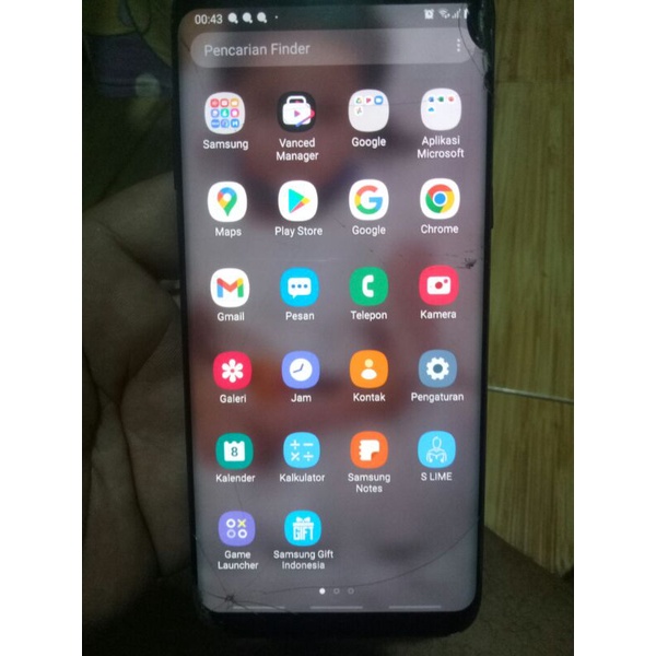 samsung s8+ sein minus lcd