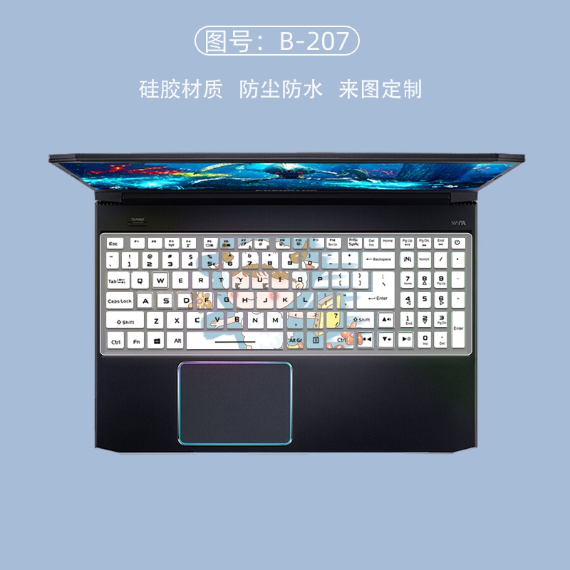 Film Pelindung Debu Keyboard Motif Kartun Bunga Untuk Acer Nitro 5 AN515-45 AN515-55 42 51 51EZ 51BY 791P