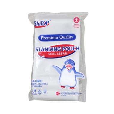 PLASTIK STANDING POUCH UKURAN 12x20/standing pouch bening/pouch plastik/pouch makanan plastik/pouch
