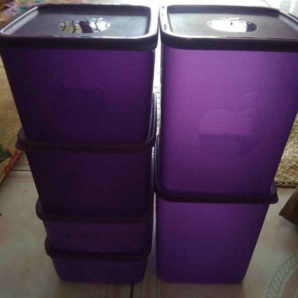 Toples Plastik  satu set / Toples Set isi 6 / Toples Lebaran /Toples Murah