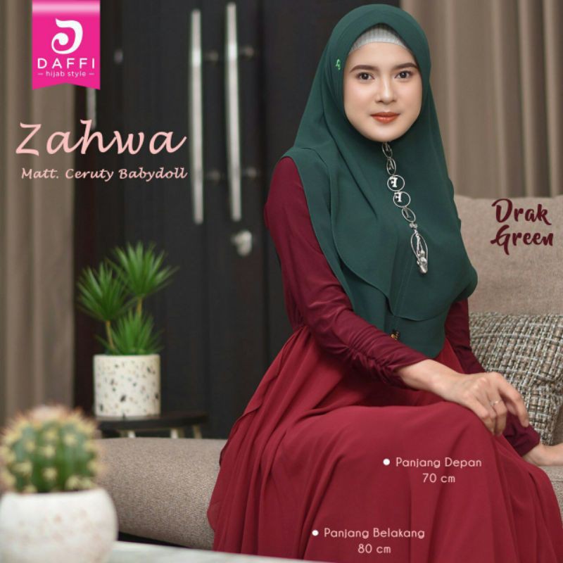 ZAHWA / Df 158 original product by Daffi Hijab