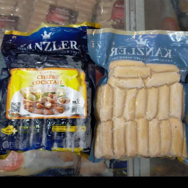 

Kanzler cheese cocktail sausage 500gr
