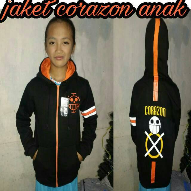 jaket anime one piece corazon anak