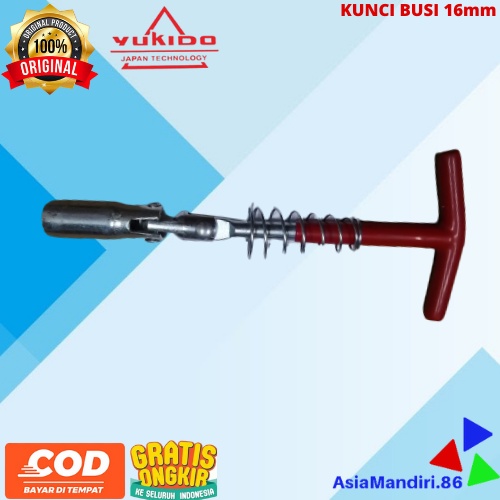 Kunci Busi / Kunci Sock Busi Flexsibel 16mm / kunci busi semua motor