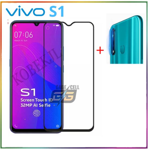 TEMPERED GLASS VIVO S1/TG Layar Camera VIVO S1 PELINDUNG LAYAR DAN KAMERA SCREEN PROTECTOR PREMIUM