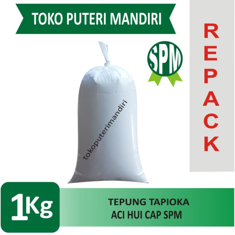 

Tepung Tapioka Cap SPM / Sagu Singkong / ACI HUI 1 Kg