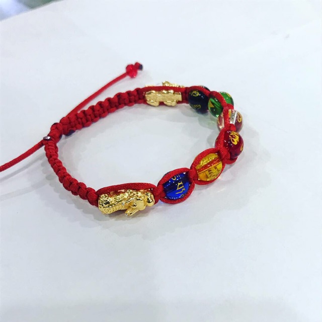 Gelang batu mantra warna warni kombinasi mini pixu