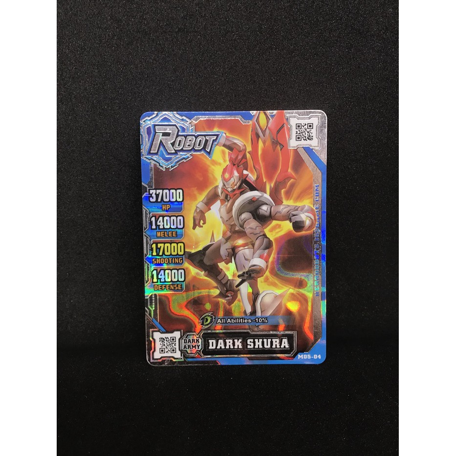 Kartu Hero Of Robots Silver Rare Robot Dark Shura 100%Original
