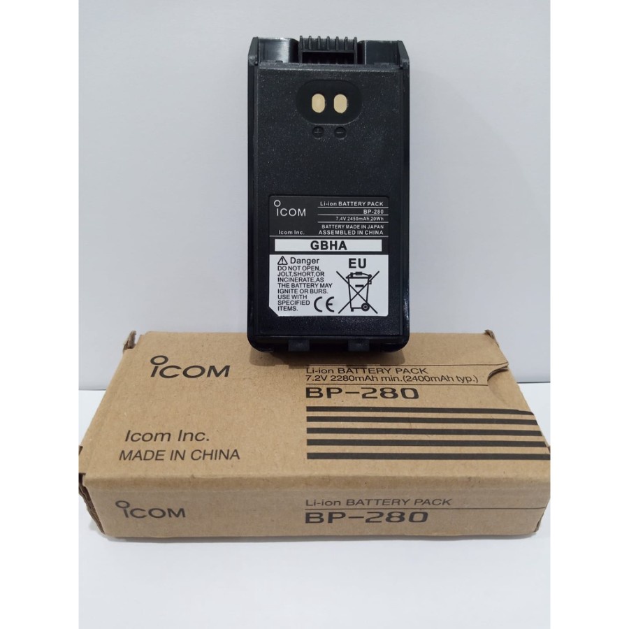 Battery Ht icom V88 Litium, Battery V88 Li ion BP280 2400 MAH BP-280 7