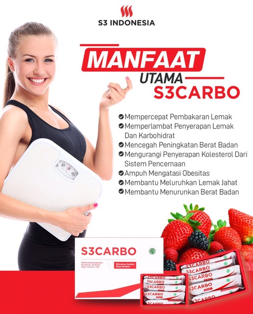 S3Carbo S3 Carbo Karbo Blocker New Pack Original Free Botol