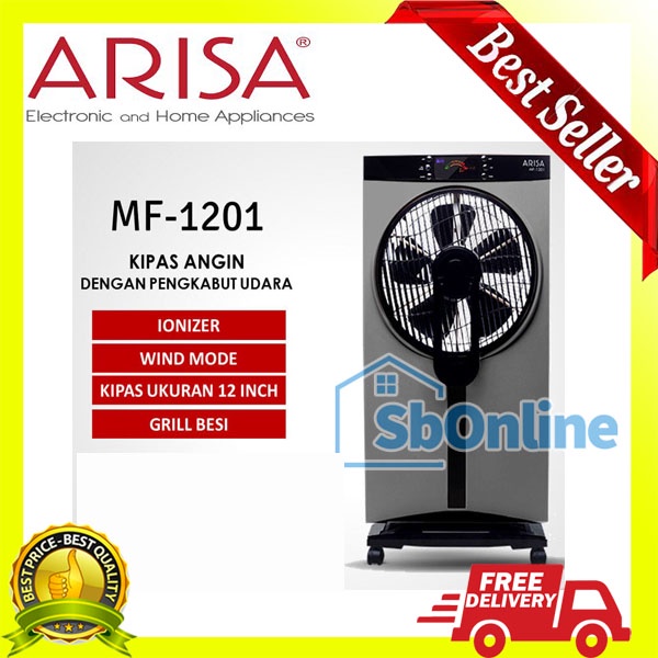 ARISA MF-1201 Mist Fan Titanium