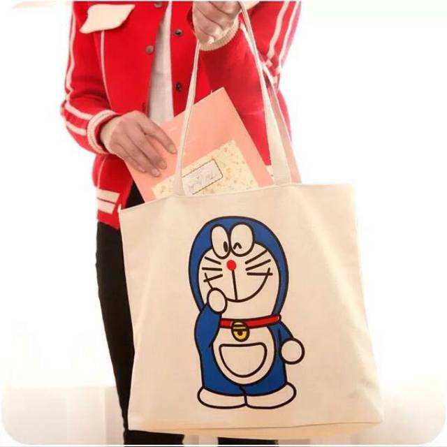 Tas bahu wanita TOTEBAG DORAEMON / TOTE BAG DORAEMON