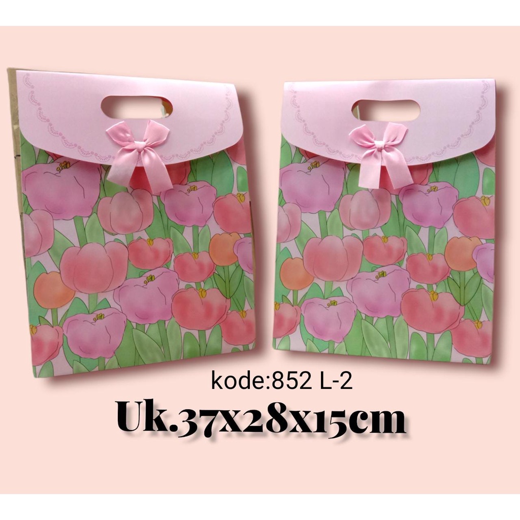 [ HARGA SATUAN ] PAPPER BAG PAPPERBAG KADO TAS ULTAH ULANG TAHUN MOTIF-852 L-2