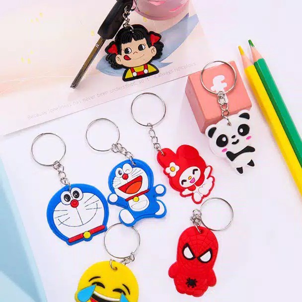 DOMMO - D6025 Gantungan Kunci Karakter / Gantungan Kunci K-POP / Gantungan Kunci Lucu / Keychain / Gantungan Tas Kunci Lucu / Souvenir