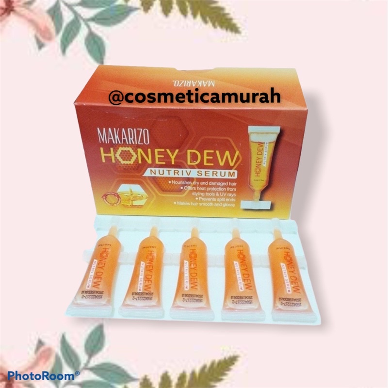 harga per butir - honey dew makarizo 5 x 5 ml - vitamin rambut makarizo