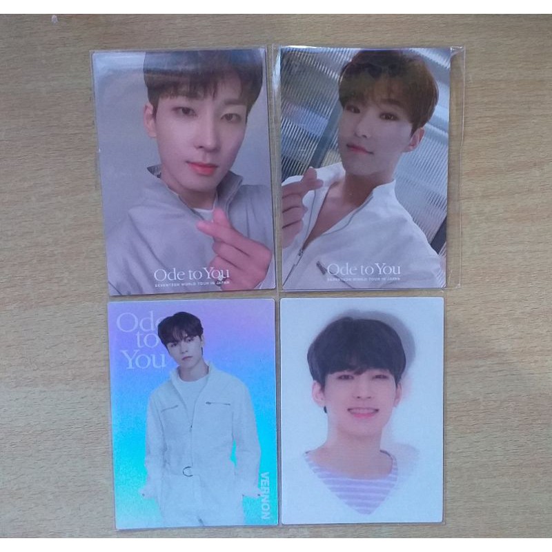Trading Card TC OTY Japan Wonwoo Hoshi Vernon Lenti Happy Ending Wonwoo