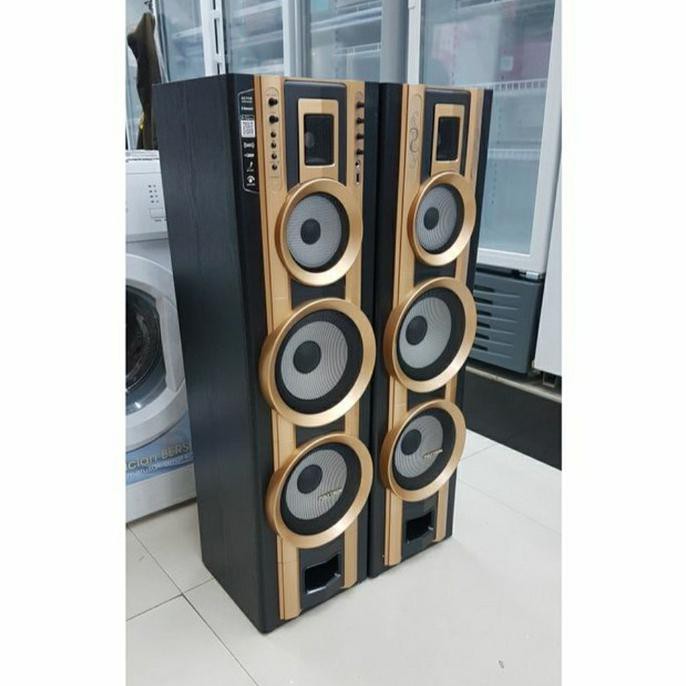 Speaker Aktif Bluetooth Polytron Pas-29 Pas 29 Gold Double Speaker Saharaksatria