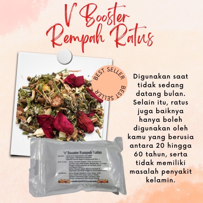 V BOOSTER PERAWATAN SPA ALESKIN GLOW REMPAH RATUS REBUS MISS V