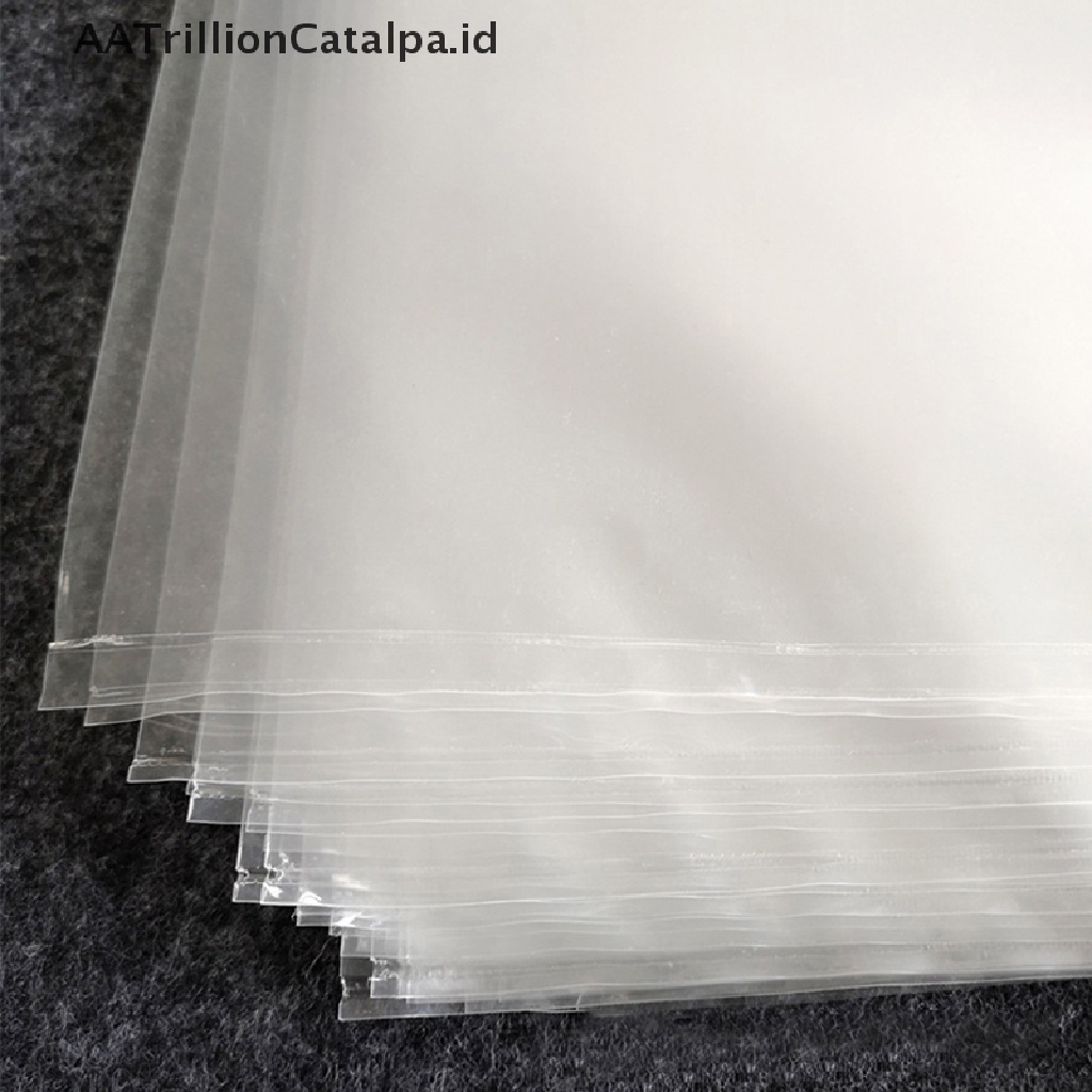 (Aatrillioncatalpa) 50pcs Sarung Luar Bahan Pvc Tebal Untuk Lp 10 &quot;/ 7&quot; / 12 &quot;