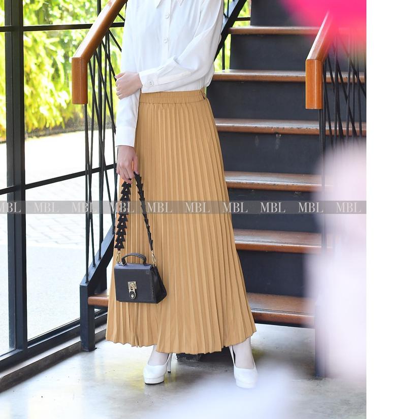 ➲ MBL Rok Plisket Dewasa (20 Warna) ❆